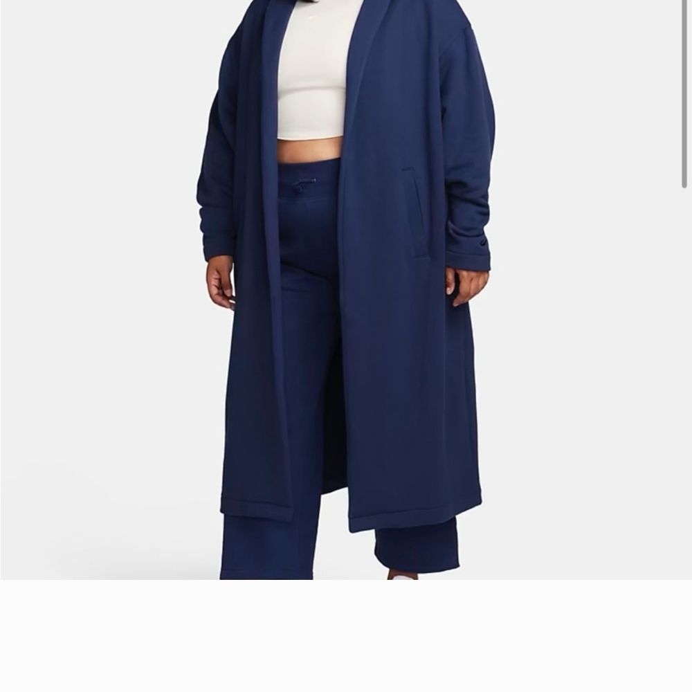 Navy Blue Long Sweatshirt